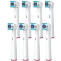 Beurer Clean 8er Aufsteckbürsten weiß rund für Beurer TB 30 / TB 50 Zahnbürsten