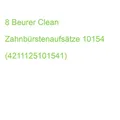 8 Beurer Clean Zahnbürstenaufsätze 10154 (4211125101541)