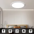 LED Deckenleuchte - Weiß, Rund, 6000K, Ø220x24mm