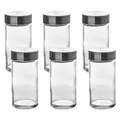 Gewürzglas 6er Set Gewürzdose Streuer Gewürzglas Behälter Salzstreuer Küche