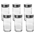Secret de gourmet  Set mit 6 Gewürzgläsern mit Streuer 80 ml