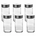5Five Simply Smart Gewürzdosen-Set 6-tlg., Gewürzgläser für Gewürzregal, 80 ml
