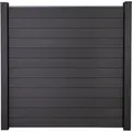 GroJa Solid Stecksystem 180 cm x 180 cm x 1,9 cm Anthrazitgrau