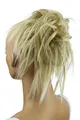 CAISHA Jumbo Haarteil Haargummi Dutt Flora Hochsteckfrisuren Brautfrisuren Natürlich Gewellt Unordentlich DM17cm Hellblond G4F