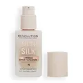 Makeup Revolution Skin Silk Serum Foundation F6 Light-Medium Coverage Hyaluronic
