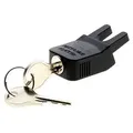 Racktime 17009 Snapit Klickfix Schloss Secureit für System Adapter, schwarz
