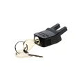 Racktime 17009 Snapit Klickfix Schloss Secureit für System Adapter, schwarz