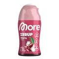 MORE Zerup, Cherry, 65 ml, für bis zu 8 l Fertiggetränk, zuckerfreier Sirup mit u.a. echten Fruchtextrakten, vegan, zero Kalorien - made in Germany