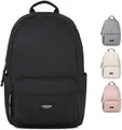 Schulrucksack für Mädchen und Jungen Teenager schwarz - Nr. 3 - Rucksack für Frauen und Männer für die Schule - 16 Zoll Laptopfach - Aus recyceltem PET - Wasserdicht - Schulrucksack für Jugendliche