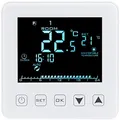 revolt Heizungsthermostat Wand: Wand-Thermostat für Fußbodenheizung, LCD, Touch-Tasten, programmierbar (Thermostat Heizung Wand, Raumthermostat Touch, Programmierbare Thermostate)