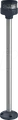XVUZ400 - Montagefuß mit Alurohr 400 mm, schwarzes Gehäuse, für Signalsäul