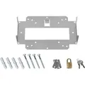 LANCOM Wall Mount + Lock(LN, Bulk 10)MIT Vorhängeschlösser - Silber