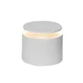 Zafferano, Push-Up Lampe, Kabellose, Wiederaufladbare Tischlampe mit Touch Control, Auch für den Außenbereich Geeignet, Dimmer, 2200-3000 K, Höhe 80-100 cm, Farbe Weiß