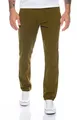 Rock Creek Herren Designer Chino Hose Regular Slim Chinohose RC-390 Olive W31 L34