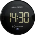 P-DISC NO2 BK D - KFZ - Elektr. Parkscheibe, P-Disc NO2, dunkles Display, schwarz