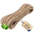 Creative Deco Seil Juteseil Juteschnur, Jute Hanfseil Tau Schnur Ø 14 mm x 5000 cm