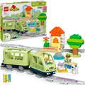 Lego Konstruktionsspielsteine "Interaktive Abenteuer-Eisenbahn (10427), LEGO DUPLO Town", bunt