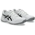 Asics UPCOURT 6 GS Hallenschuh geeignet für Handball&Volleyball, Indoorschuh, nicht abfärbende Sohle weiß 40 EU