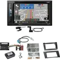 Pioneer AVIC-Z730DAB Navigation Bluetooth Einbauset für Mercedes W211 CLS W219