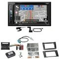 Pioneer AVIC-Z730DAB Navigation Bluetooth Einbauset für Mercedes W211 CLS W219