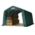 Robuster Weideunterstand 3,3x4,8 M Wetterfeste Pvc Plane 800n Unterstand Lagerzelt Grün