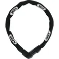 ABUS Kettenschloss Tresor 1385 – Zahlenschloss aus gehärtetem Stahl – 7 mm starke Vierkantkette – ABUS-Sicherheitslevel 7 – 110 cm – Sch... - Schwarz