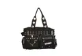 Banned Schultertasche Sweet Revenge Schwarz Gothic Nieten, Verstellbarer Schultergurt