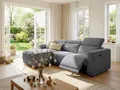OTTO home Ecksofa LEOON L-Form, 255 cm - elektr. Relaxfunktion, mit USB A/C-Anschluss. Federkern, verstellbaren Kopfstützen, Webstoff