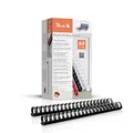 Peach Plastikbinderücken A4-32mm - 310 Blatt - 50 Stück - schwarz - PB432-02
