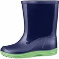 Beck Basic Mädchen, Jungen PVC Regen Stiefel blau, herausnehmbare Einlegesohle - Blau - 27