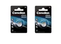 2 x CAMELION CR1616 Knopfzellen Uhrenbatterien 3V/5021LC/DL1616 Blister