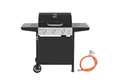 Royal Gourmet Gasgrill Grillwagen 3 Brenner 9 kW Camping Gaskocher mit Kochplatte, Gartengrill mit Flaschenöffner, 121,6x57,8x105cm