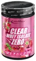 IronMaxx Clear Whey Isolate Zero - Raspberry 400g Dose | Klares Molkenprotein-Isolat ohne Zucker | Laktosefreies Clear Protein | Protein Limonade mit fruchtig-erfrischendem Geschmack