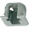 ITALIANA FERRAMENTA Bodenträger FLIPPER zum Anschrauben Bohr ø15 mm silberfarbig