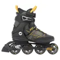 K2 Inline Skates F.I.T. 80 BOA grey - mustard Größe 44,5