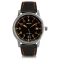 Aristo Herren Uhr Armbanduhr Fliegeruhr Automatik 3H226-L Leder