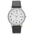 Dugena Herren-Armbanduhr 4460999 Novum, Quarz, Titangehäuse, Lederarmband, 5 bar