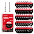 EZARC 38mm Trennscheiben Set - 32 Stück, Trennscheibe für Rotationswerkzeuge, Präzise Schnitte, für Metall, Aluminium, Stahl und mehr - Inklusive 2 Mandrels