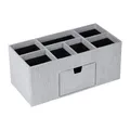 BIGSO VENDELA Schreibtisch Organizer mit 7 Fächern und Schublade – Ablagebox ...