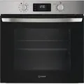 Indesit IO 278P X, Medium, Elektrischer Ofen, 71 l, 71 l, Lüfterunterstützt, Hydrolytisch + Pyrolytisch