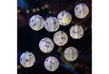 MARELIDA LED-Lichterkette LED Solar Lichterkette 10 blaue Lampions Weltall Himmel, 10-flammig