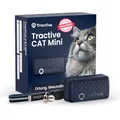 Tractive Mini Smarter Katzen GPS Tracker | Marktführer GPS Tracker Katze | Live-Ortung | Revier & Positionsverlauf | Sicherheitshalsband inkludiert (Dunkelblau)