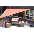 EDUPLAY 160149 Sonnenschutz Sonnensegel, 3x3m, Quadrat, wasserabweisend, rostrot
