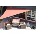EDUPLAY 160149 Sonnenschutz Sonnensegel, 3x3m, Quadrat, wasserabweisend, rostrot