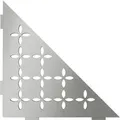 Schluter - Schlüter Ses1d5eb-e-s1 Ablage Floral 210x210mm Edelstahl Gebürstet