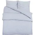 vidaXL Bettwäsche-Set Grau 200x200 cm Baumwolle 136095