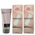 Wella Shinefinity Glaze Natural 2 x 60 ml 09/07 Beige Sand Tönung Set Neu