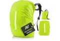 AVANA Rucksack-Regenschutz Rucksacküberzug mit Reflexstreifen (10-70L) Regenhülle Schulranzen, wasserdicht, reflektierendes Cover, Neongelb