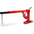 Eberth Pick Up Kran, Ladekran, Maximum Tragfähigkeit 450 Kg, Massiver Fuß Für Bodenmontage, Lasthaken Und Kette, Hubhöhe Von 35 Bis 1330 Mm, Auslegerlänge Von 880 Bis 1400 Mm, Werkstattkran