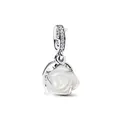 Pandora 793200C01 Charm-Anhänger Weiße Blühende Rose Zirkonia Silber